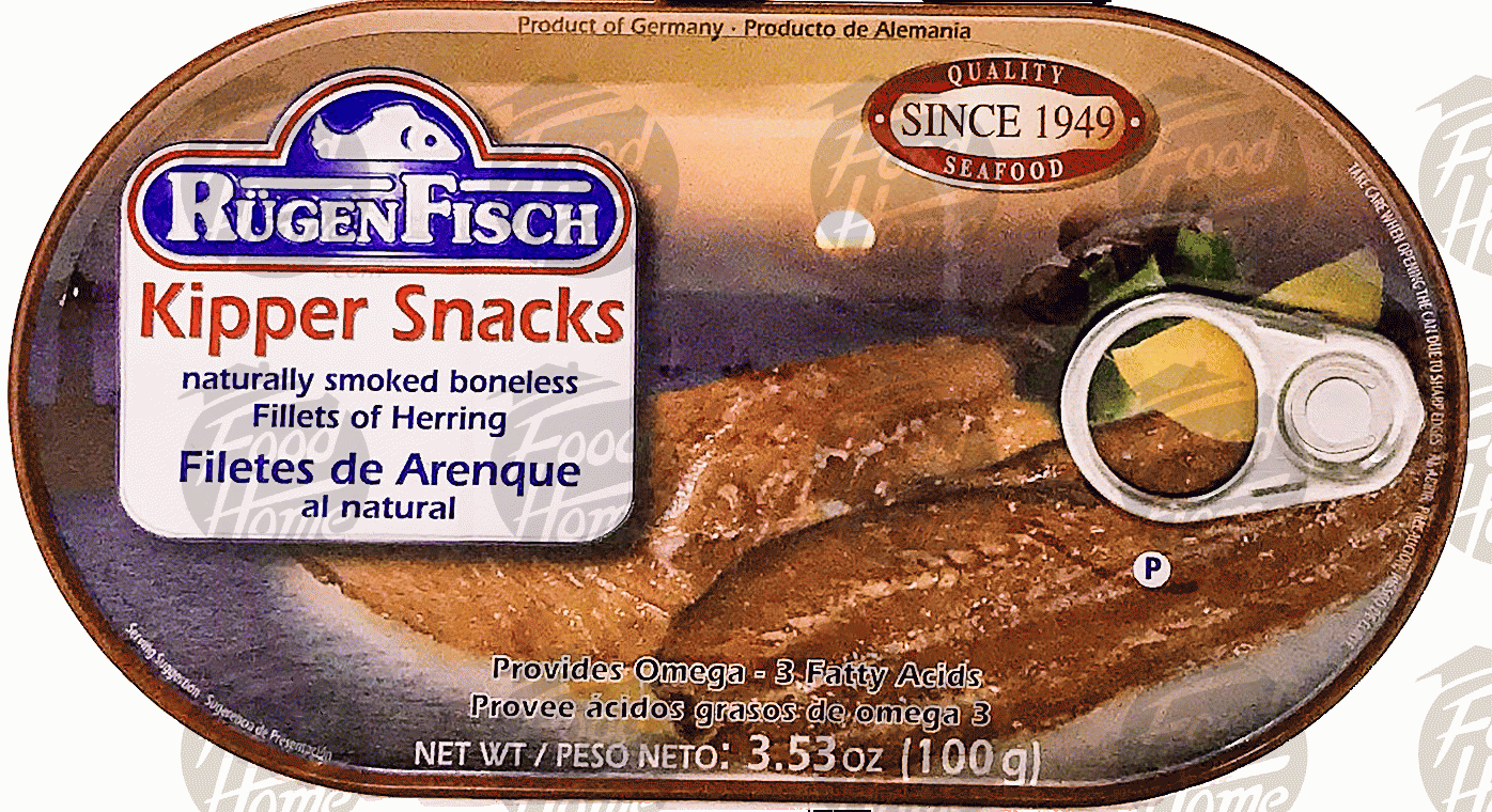 Rugen Fisch  kipper snacks smoked boneless fillets of herring Full-Size Picture